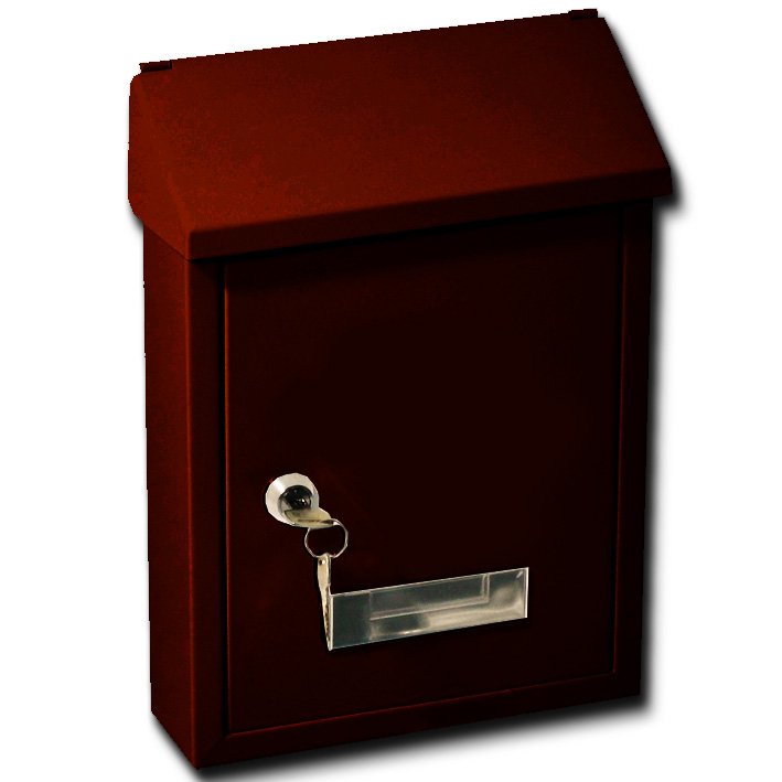 Schránka poštovní ERIK hnědá 210x300x60 mm "Y" zadní vhoz - Vybavení pro dům a domácnost Schránky, pokladny, skříňky Schránky poštovní, vhozy, přísl.